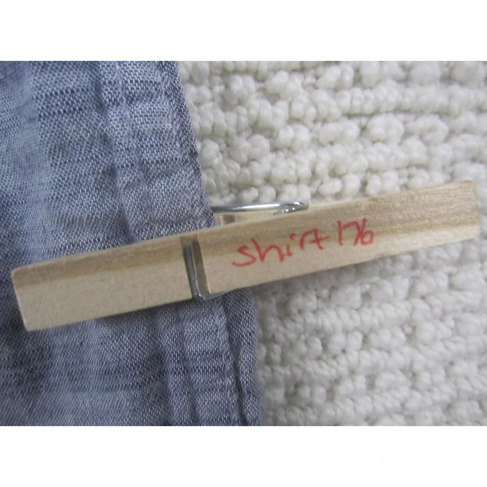 True Nation Shirt Mens 4XLT Gray Button Down Long Sleeve Big & Tall Cotton‎ Slub - Picture 8 of 8